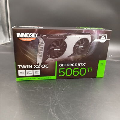 【大須店】中古  INNO3D GeForce RTX 5060 Ti 16GB TWIN X2 OC 3120022852 
