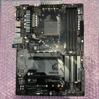 【鹿児島店】中古  ASRock B450 Pro4 (B450 AM4 ATX DDR4) 137906 
