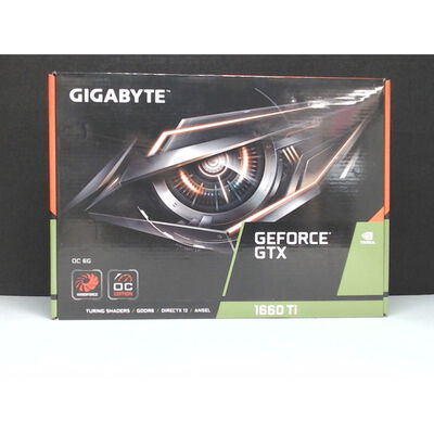 【前橋ｲﾝﾀｰｱｶﾏﾙ店】中古  GIGABYTE GV-N166TOC-6GD (GTX1660Ti 6G GDR6) 139072 