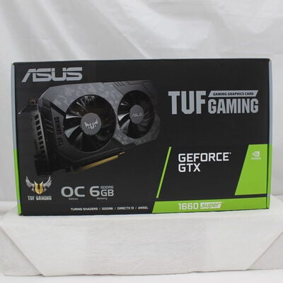 【通販センター】中古  ASUS TUF-GTX1660S-O6G-GAMING（GTX1660SUPER 6GB） 3480040208 