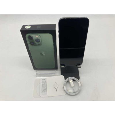 【郡山安積店】中古  【docomo版SIMフリー】Apple iPhone 13 Pro 128GB アルパイングリーン MNDX3J/A 4640002370 