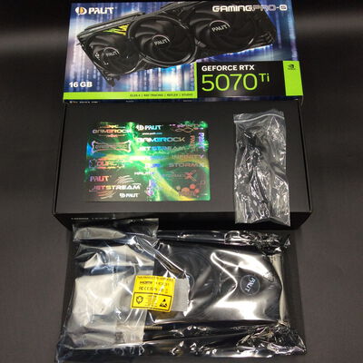 【秋葉原本店】中古  Palit NE7507T019T2-GB2031U(RTX5070Ti 16GB GamingPro-S) 188931 