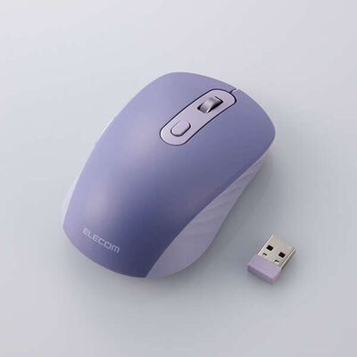 エレコム  M-MY35MBSBU (OSMOD Six USB無線/Bluetooth 充電静音マウス [6ボタン/Mサイズ] ブルー) 