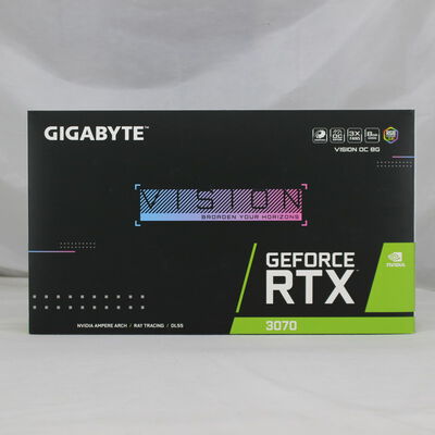 【通販センター】中古  GIGABYTE GV-N3070VISION OC-8GD（RTX3070 8GB） 3480034435 