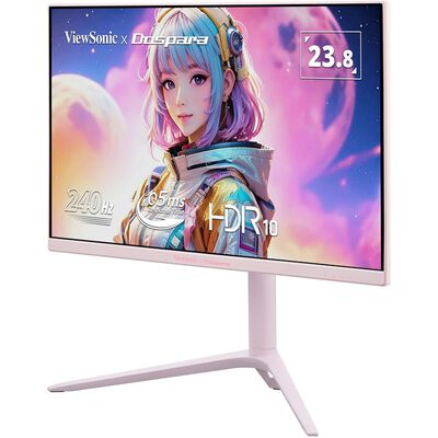 ViewSonic  VX2428J2-PK-7 (23.8インチワイド 液晶モニター パステルピンク) ドスパラ限定モデル 