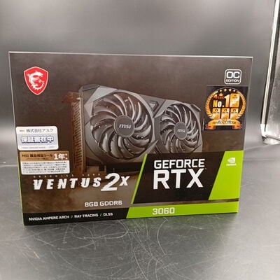 【大須店】中古  MSI GeForce RTX 3060 VENTUS 2X 8G OC (RTX3060 8G) 3120022291 