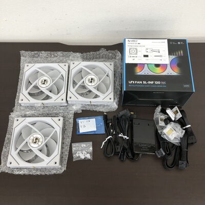 【長野稲里店】中古  Lian Li UF-SLIN120-3W(UNIFANSL-INFINITY120 WT 3PK) 5110000650 
