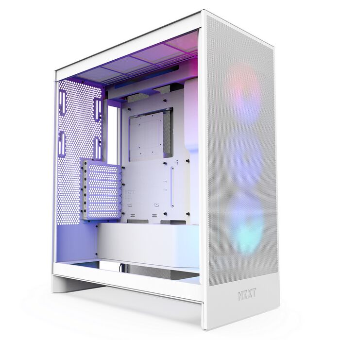 NZXT H6 Flow ボロく RGB White ミドルタワーケース