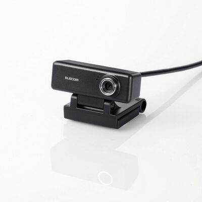 エレコム  UCAM-C520FBBK (高画質HD対応200万画素Webカメラ) 