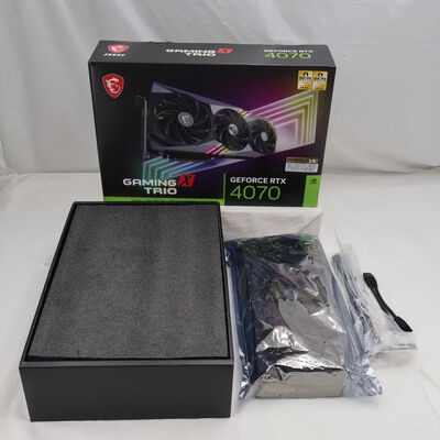 【通販センター】中古  MSI GeForce RTX 4070 GAMING X TRIO 12G (RTX4070 12GB) 157128 