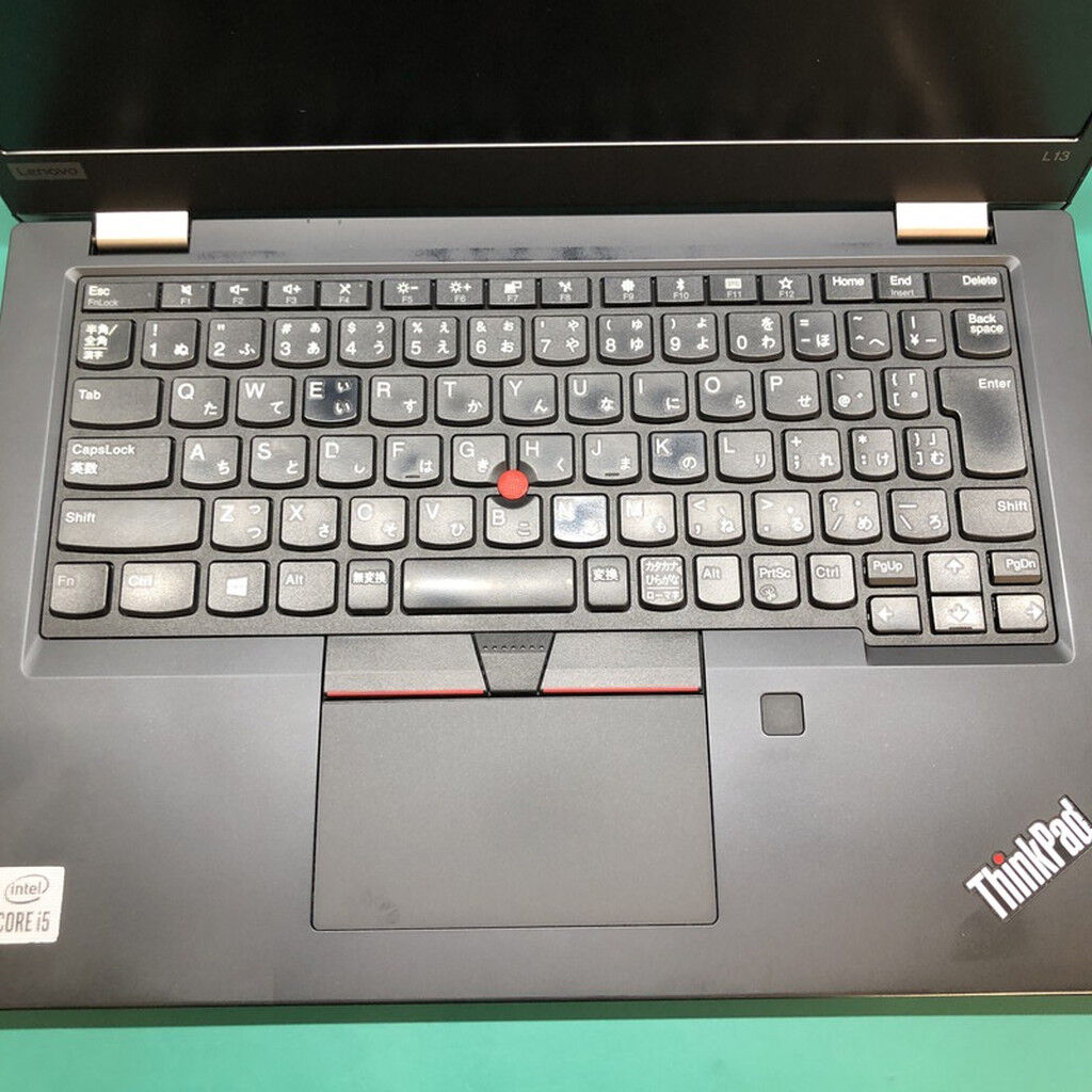 Lenovo ThinkPad L13(Win10x64)  中古 Core i5-1.6GHz(10210U)/メモリ8GB/SSD256GB/13.3インチ/Webカメラ [訳あり品] 2021年頃購入 TK 厳選した中古パソコン、中古PCのクオリット Lenovo ThinkPad L13