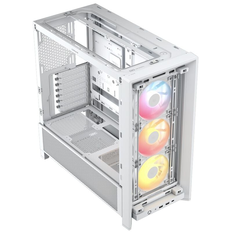 Corsair FRAME 4000D RS ARGB White CC-9011297-WW (E-ATX ガラス