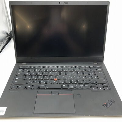 【宇都宮鶴田店】中古  Lenovo ThinkPad X1 Carbon 7th 20E-SBS800 (Intel Core i7 8565U 1.8GHz/16GB/SSD512GB/なし/オンボード/14/1920ｘ1080/Wi-Fi/WEBCAM/W11H64) 181948 