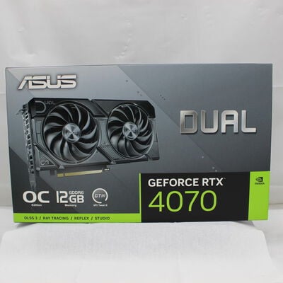【通販センター】中古  ASUS DUAL-RTX4070-O12GD6-EVO（RTX4070 12GB） 3480039788 
