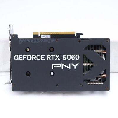 【通販センター】中古  PNY GeForce RTX 5060 8GB Overclocked Dual Fan VCG50608DFXPB1-O（RTX5060 8GB） 3480041918 