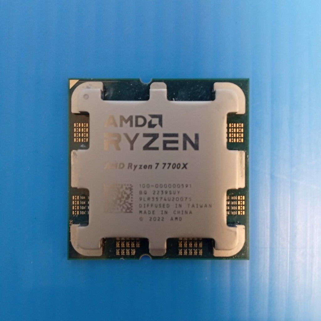 中古 AMD Ryzen 7 7700X (AM5/4.5GHz/40M/C8/T16/105W 152463【6/4