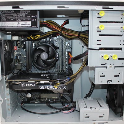 【通販センター】中古  インバースネット FRONTIER(AMD Ryzen 5 5600X/16GB DDR4 (PC4)/SSD500GB/なし/NVIDIA GeForce RTX 3060 Ti 8GB/W11H64 MAR) 194870 