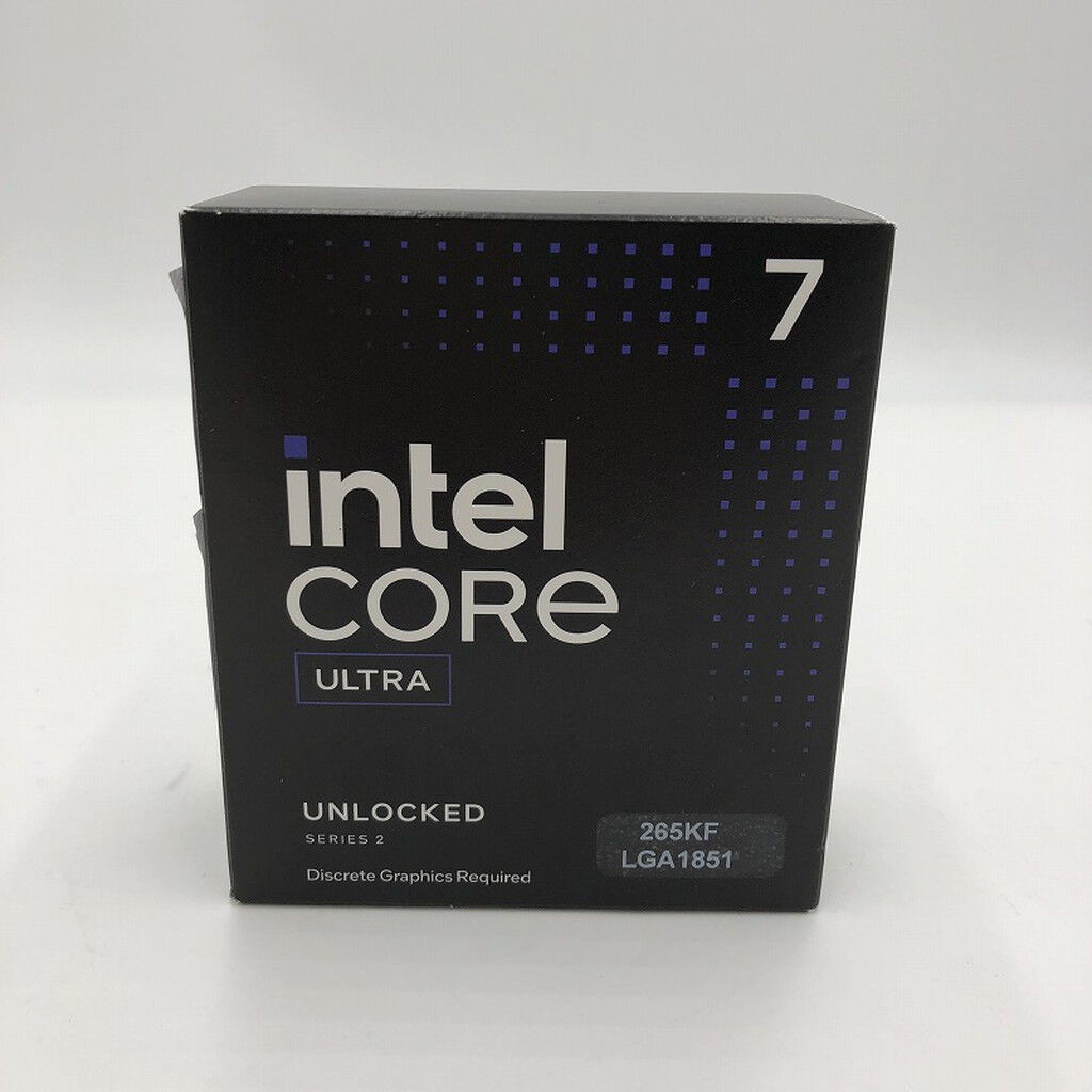【新品・未使用】 インテル コアウルトラCPU 265KF Intel インテル® Core™ Ultra 7 プロセッサー 265K | パソコン工房