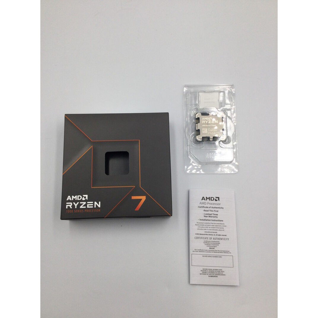 中古 AMD Ryzen 7 7700X (AM5/4.5GHz/40M/C8/T16/105W 152463