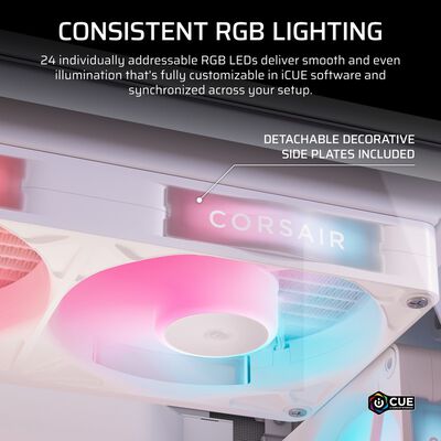 Corsair  iCUE LINK RX360 II Unified Frame RGB Fans Starter Kit White CO-9051060-WW (ホワイト) 