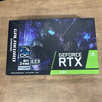 【静岡東瀬名店】中古  玄人志向 GG-RTX3060-E12GB/OC/DF (RTX3060 12GB) 144779 
