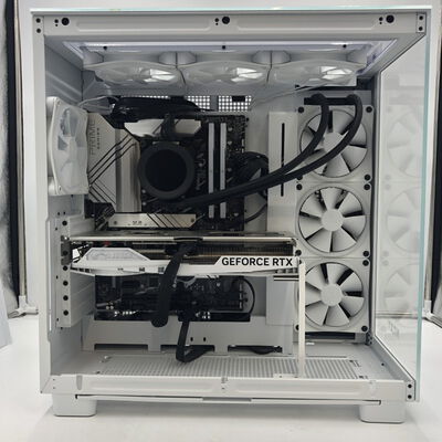 【福井日之出店】中古  自作PC H9White(i7 13700K/32GB/SSD500GB+2TB/RTX4070 Ti SUPER/W11H) 5200000740 