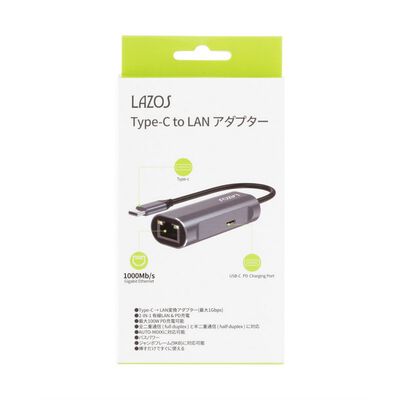 リーダーメディアテクノ  L-CTL-PD (USB Type-C 有線LANアダプタ) 