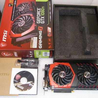 【京都店】中古  MSI GTX1080Ti GAMING X 11G(GTX1080Ti 11G GDR5X OC 133971