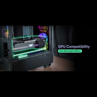 Okinos  314 ARGB (MicroATX ガラスパネル ブラック) 