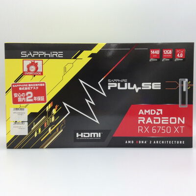 【浜松店】中古  SAPPHIRE PULSE Radeon RX 6750 XT GAMING OC 12GB GDDR6 (RX6750XT 12GB) 1300007707 