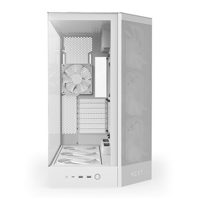 NZXT  H9 FLOW RGB+ CM-H92FW-P1 (E-ATX ガラス ホワイト) 