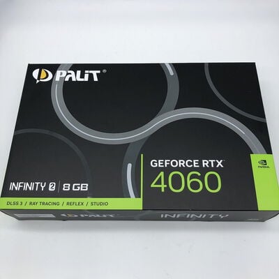 【宇都宮鶴田店】中古  Palit NE64060019P1-1070L(RTX4060 8G Infinity 2) 175580 