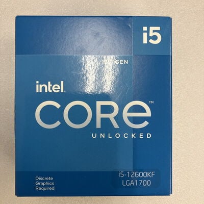 【新潟店】中古  INTEL Core i5 12600KF (1700/3.7G/20M/C10/T16) 147860 