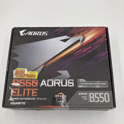 【なんば店】中古  GIGABYTE B550 AORUS ELITE (B550 AM4 ATX DDR4) 142913 