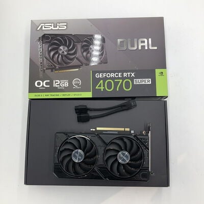 【盛岡都南店】中古  ASUS DUAL-RTX4070S-O12G (RTX4070 SUPER 12GB) 163383 