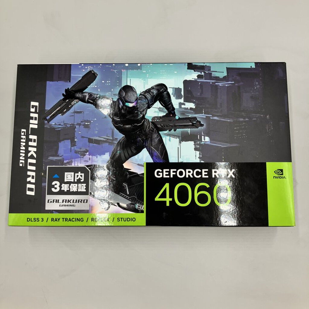 中古 玄人志向 GG-RTX4060-E8GB/SF (RTX4060 8G) 175575 （351076