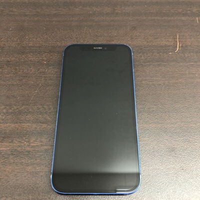 【福山ココローズ店】中古  Apple iPhone12 mini 5.4インチ 128GB (ブルー) 国内版SIMロックフリー MGDP3J/A 144008 