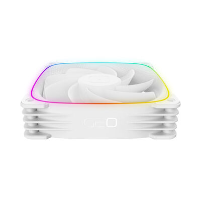 Geometric Future  Squama 3003-12 Reverse White 1pack GF-SQ-3003RW-12-1P (120mm ARGB ホワイト リバースファン) 