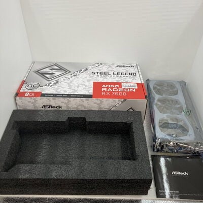 【秋葉原本店】中古  ASRock RX7600 SL 8GO RX7600 Steel Legend 8G OC (RX7600 8G) 162751 