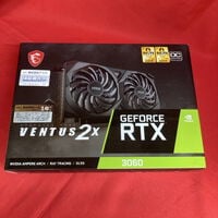 中古  MSI GeForce RTX 3060 VENTUS 2X 12G OC (RTX3060 12GB) 144777 