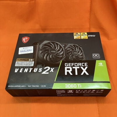 【なんば店】中古  【LHR版】MSI GeForce RTX 3060 Ti VENTUS 2X 8G OCV1 LHR (RTX3060Ti 8GB) 3280021186 