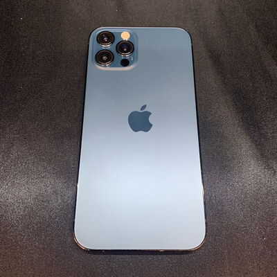 【横浜駅前店】中古  【au】Apple iPhone12 Pro 6.1インチ 128GB (パシフィックブルー) MGM83J/A 143823 
