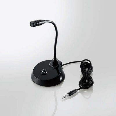 エレコム  HS-MC07BK (マイク 有線 3極&Phi;3.5mm スタンド型) 