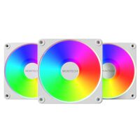 MONTECH  GF120R V2 ARGB White 3 in 1 (3個パック ホワイト リバースブレード) 