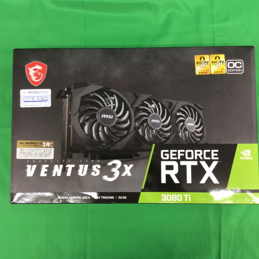 【中古、美品】msi GeForce RTX3080Ti 12GB 中古、美品】msi GeForce RTX3080Ti 12GB MSI GeForce RTX 3080 GAMING
