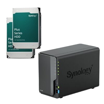Synology DiskStation DS225+ + HAT3320-8T 8TB HDD 2台セット 合計金額より12,500円（税込）値引き！