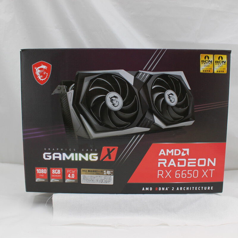 中古 MSI Radeon RX 6650 XT GAMING X 8G（RX6650XT 8GB） 3480040353