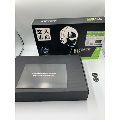 【水戸赤塚店】中古  玄人志向 GF-GTX1650-E4GB/OC/DF (GTX1650 4G GDR5) 139577 