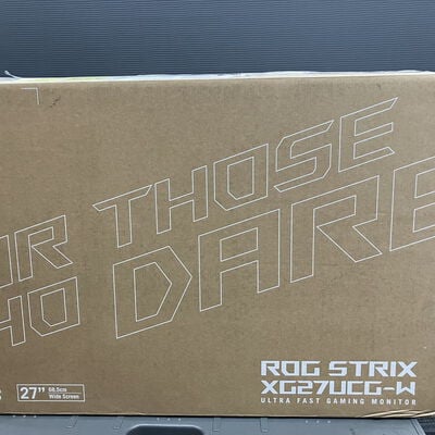 【なんば店】中古  ASUS XG27UCG-W (27"W IPS 4K 160Hz/FHD 320Hz) 3280020765 