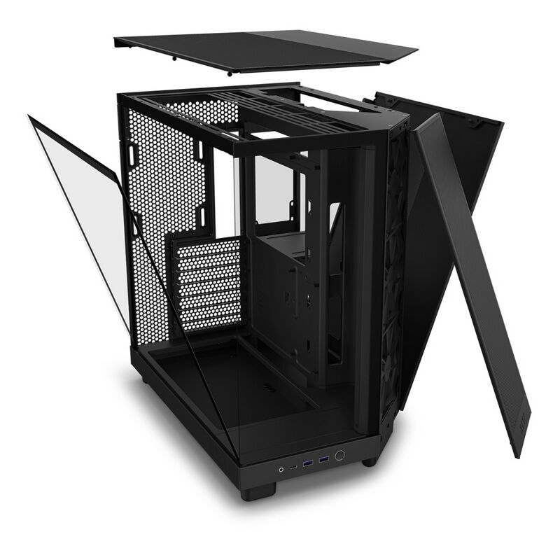 NZXT H6 Flow CC-H61FB-01 (ATX ガラス ブラック) ｜ パソコン通販の